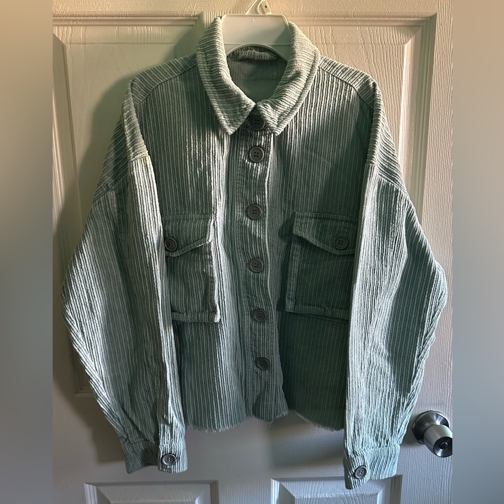 Sage Corduroy Jacket